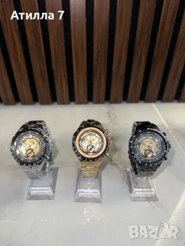 Winner - луксозен мъжки мъжки автоматичен часовник с видим механизъм, снимка 9 - Мъжки - 54166608