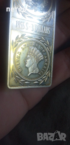 стара плочка .3 долара. кюлче., снимка 2 - Антикварни и старинни предмети - 54319932