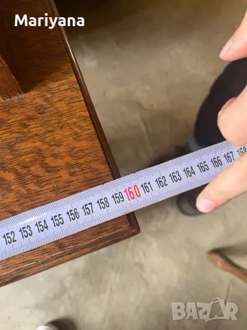 Масивен антик Скрин / Витрина / Шкаф, снимка 10 - Секции и витрини - 50005727