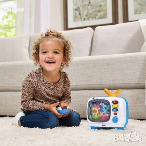 VTech Explore & Learn Smart TV двуезичен бебе смарт телевизор с дистанционно , снимка 6 - Образователни игри - 55877491