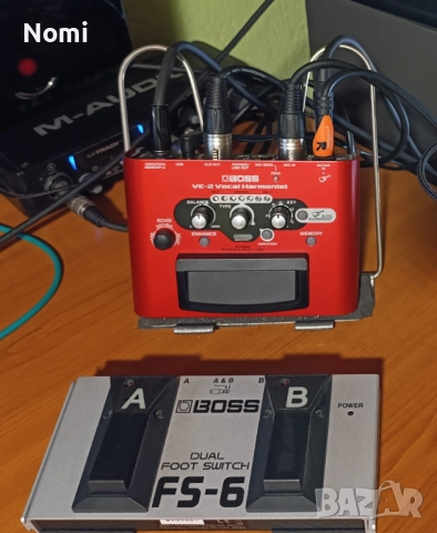 Boss VE-2 Vocal Harmonist + Boss FS6 Футсуич , снимка 1