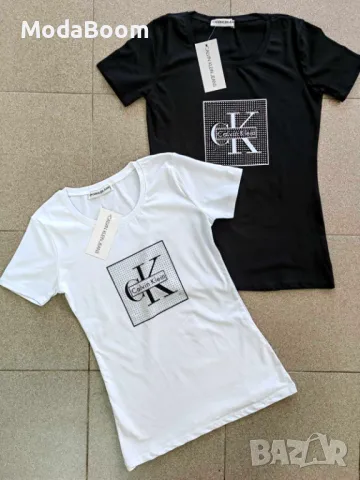 Calvin Klein дамски памучни тениски 