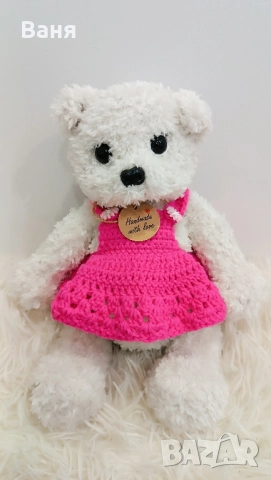 Плетено мече, снимка 6 - Плюшени играчки - 52260213