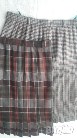 Пола на плисе , каре. Пола на плисе - пепит