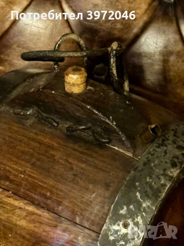 Антикварно дървено буренце 1880 - 1920 , снимка 6 - Антикварни и старинни предмети - 52355929