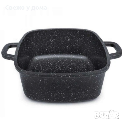 Комплект тенджери – Cheffinger от 3 части с мраморно покритие и капаци + подарък 2 ръкавици, снимка 7 - Съдове за готвене - 54170892