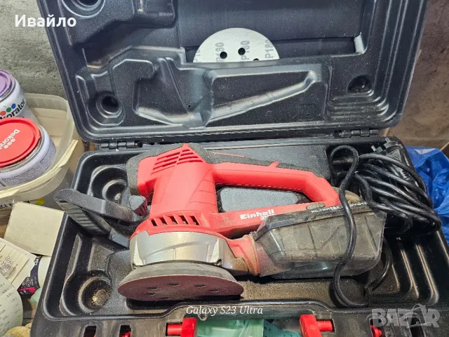 ексцентър шлайф Einhell, снимка 5 - Други инструменти - 49866568