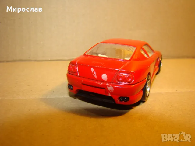 1:43 BBURAGO FERRARI 456 GT  MОДЕЛ КОЛИЧКА ИГРАЧКА, снимка 4 - Колекции - 48098770