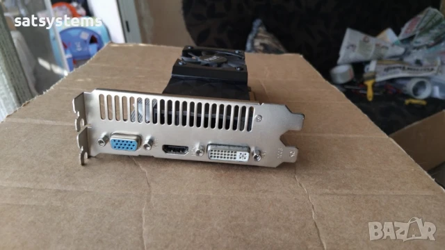 Видео карта NVidia GeForce Palit GT630 HDMI 2048MB GDDR3 128bit PCI-E, снимка 2 - Видеокарти - 50755470