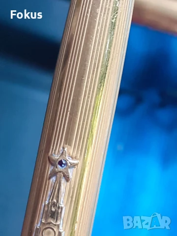 Комплект Союз писалка и молив с рубини златен писец позлата, снимка 4 - Антикварни и старинни предмети - 50929504