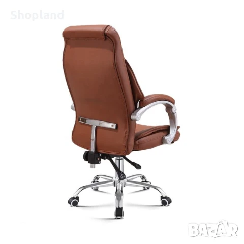 Ергономичен офис стол от еко кожа, снимка 4 - Столове за офис - 51273419