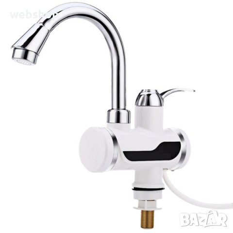 Водонагряваща смесителна батерия , Проточен бойлер 3000W , Смесител за вода с нагревател, снимка 10 - Бойлери - 42337266