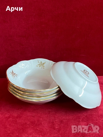 Винтиж чешки купички, снимка 5 - Чинии - 53925135