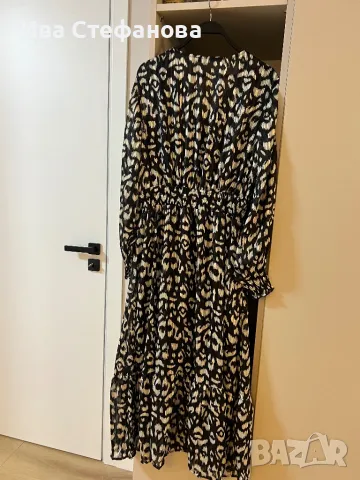 👗🛍️🎀Нова стилна разкошна феерична елегантна черно бяла рокля волани къдри, снимка 7 - Рокли - 48412458