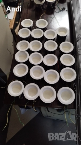 Лунички - лед лампи за таван illuxtron linea 75 HV 9W 300K, снимка 2 - Лед осветление - 52837845