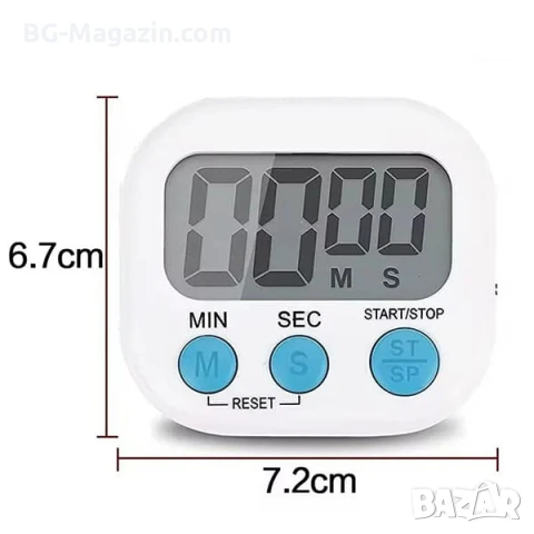 Универсален кухненски дигитален таймер електронен за готвене поливане йога спорт учене деца игра, снимка 4 - Друга електроника - 51049167