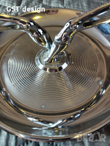 РЯДЪК ПЕПЕЛНИК Hamilton Vintage 1950's Art Deco Chrome Pelican Ashtray, снимка 6 - Други - 35443771