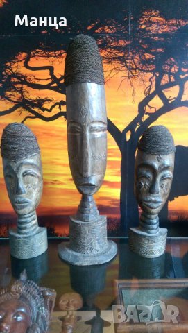 Стари Африкански тотеми, снимка 1 - Антикварни и старинни предмети - 31608498