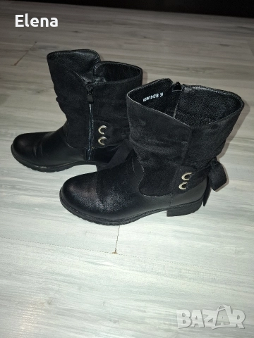 Дамски черни боти Tendenz,размер 39, снимка 5 - Дамски боти - 52726418