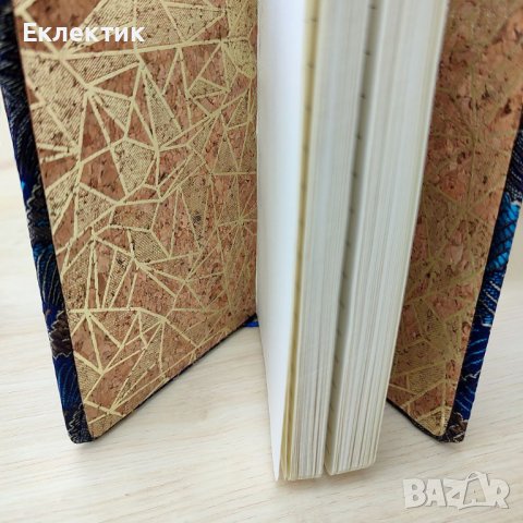 Бележници с твърди корици, подвързани с плат. Ръчна изработка, снимка 3 - Други - 42725511