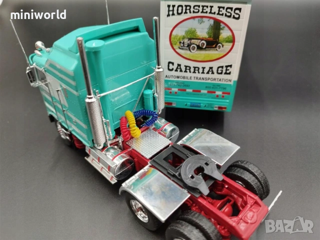 Kenworth K100 "Horseless Carriage" 1976 - мащаб 1:43 на IXO\Altaya моделът е нов в кутия, снимка 8 - Колекции - 54110273