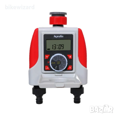 Aqualin 2-посочен контролен блок за напояване, градински часовник програмируем НОВ, снимка 1