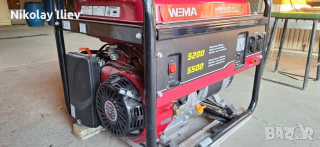 Генератор за ток 5,5 KW , бензинов , четиритактов WEIMA WM 5500, снимка 4 - Генератори - 52160568
