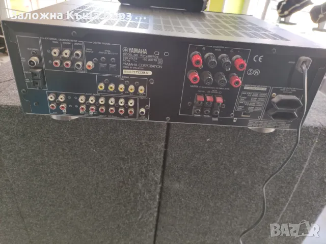Аудио Система : Усилвател Yamaha RX-V396RDS 240W 8Ω  + Американски Тонколони Acoustic 150W 8Ω, снимка 6 - Аудиосистеми - 49676545