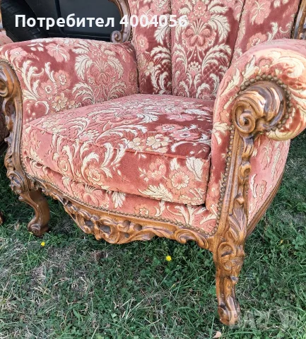 Две      кресла, снимка 3 - Антикварни и старинни предмети - 56446026