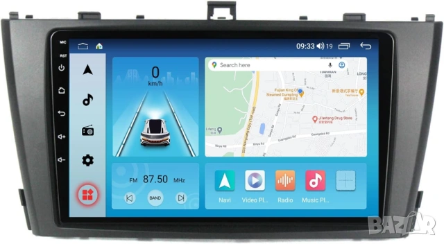 Мултимедия, Двоен дин, за Toyota, Avensis, Андроид, Дин навигация за Тойота Авенсис, плеър с Android, снимка 3 - Аксесоари и консумативи - 34030621