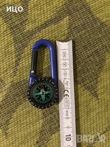 Ключодържател тип карабина с компас, снимка 3 - Други - 51076002