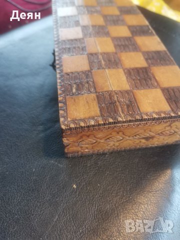Шах в дървена кутия, има липси, снимка 7 - Шах и табла - 39441778