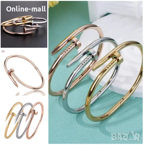 Луксозен пръстен Пирон Cartier стил златен, сребърен или розово злато, снимка 9 - Пръстени - 52424324