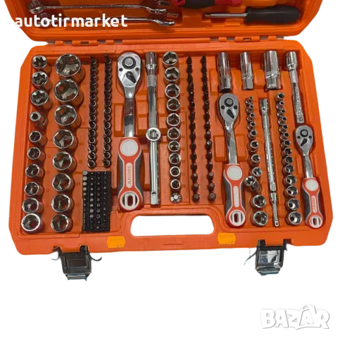 Гедоре 216 части SRUNV 1/2 – 1/4 – T394, снимка 5 - Аксесоари и консумативи - 56054547