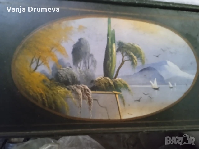 метално легло от 1930 г с пружина , снимка 3 - Антикварни и старинни предмети - 51025464