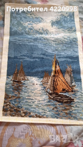Продавам ръчно ушити гоблени DMC, снимка 3 - Декорация за дома - 53897391