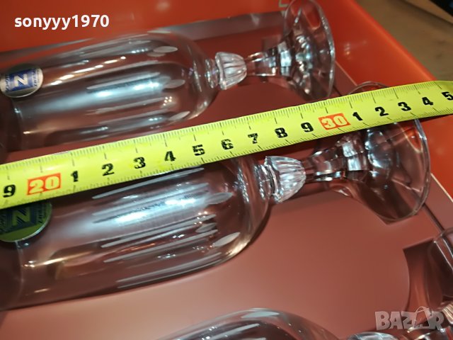 КРИСТАЛНИ ЧАШИ ВИСОКИ-MADE IN GERMANY 2901231843, снимка 13 - Антикварни и старинни предмети - 39478507