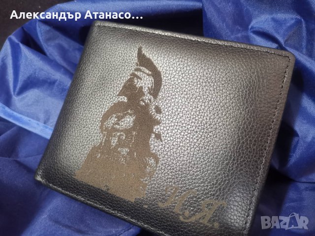 Персонализирано мъжко портмоне от естествена италианска кожа, снимка 3 - Портфейли, портмонета - 37383485