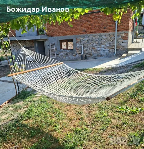 Ръчно изработен хамак, снимка 3 - Градински мебели, декорация  - 56466803