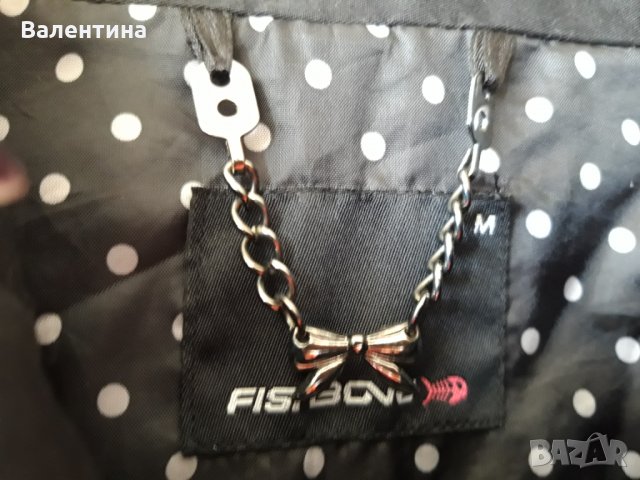 Модерен дамски шлифер в черно, снимка 4 - Шлифери - 30824164