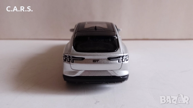 Welly 2023 Ford Mustang Mach E-GT Silver - 1:34-39, снимка 3 - Колекции - 52988044