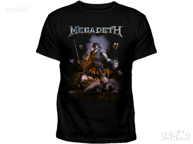 Метъл тениски Megadeth Мегадет 3 модела Всички размери