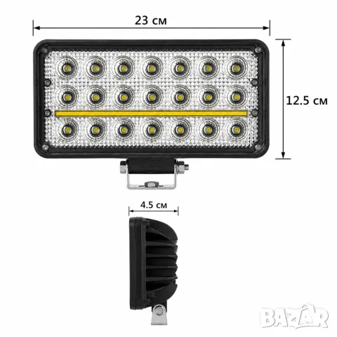 LED работен халоген с 21 диода, снимка 4 - Аксесоари и консумативи - 55864102
