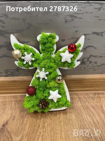 Коледна декорация със скандинавски мъх, снимка 6 - Други - 48336314