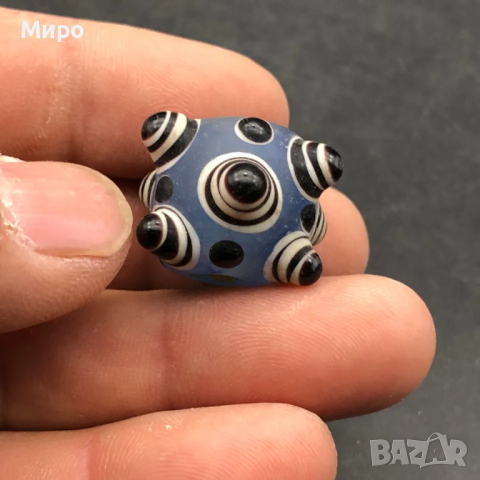 ФЪН ШУЙ РИСУВАНО СТЪКЛО СТАРА МЪНИСТА ТАЛИСМАН ПРОТИВ УРОКИ АМУЛЕТ, снимка 4 - Антикварни и старинни предмети - 44666285