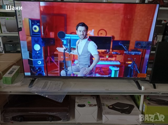 Лед Телевизор 43 инча  Сателитен приемник , снимка 1