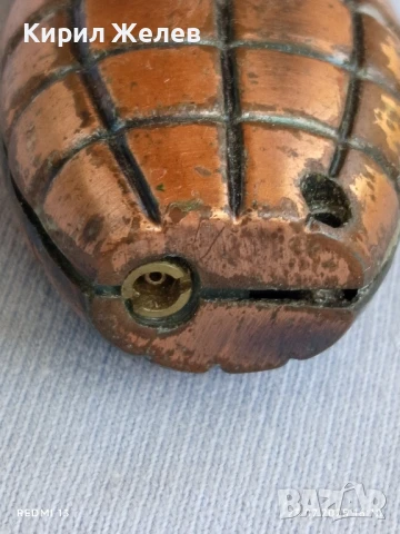 Метална запалка тип ръчна граната MK8 LS рядка за КОЛЕКЦИЯ ДЕКОРАЦИЯ 31445, снимка 4 - Колекции - 51118321