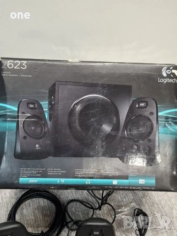 Logitech Z623 2.1-канал 200W THX колони, снимка 2 - Тонколони - 54304920