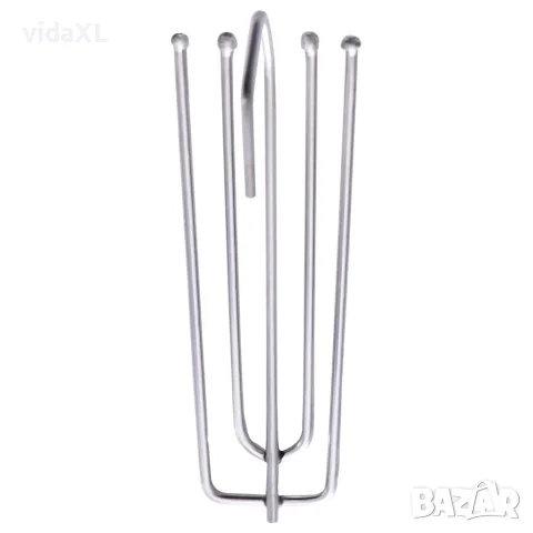 vidaXL Затъмняващи завеси с куки, 2 бр, кадифе, черни, 140x245 см, снимка 5 - Пердета и завеси - 56146017