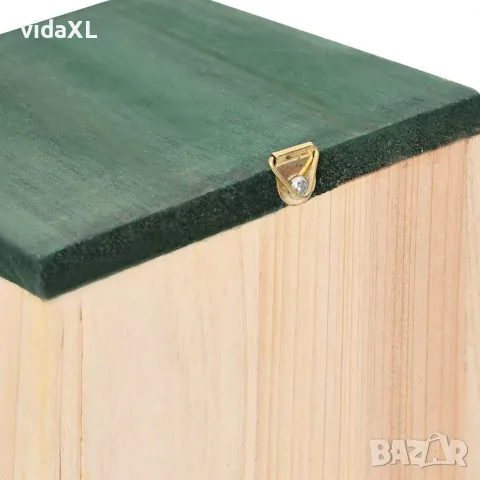 vidaXL Къщички за птички, 8 бр, дървени, 12x12x22 см, снимка 5 - За птици - 56146536